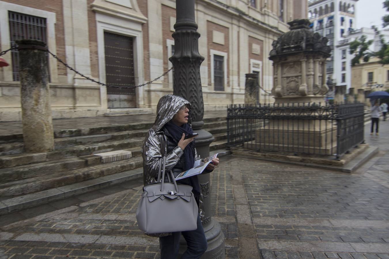 Primer temporal de lluvias en otoño en Sevilla