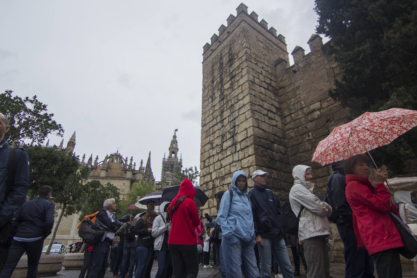 Primer temporal de lluvias en otoño en Sevilla