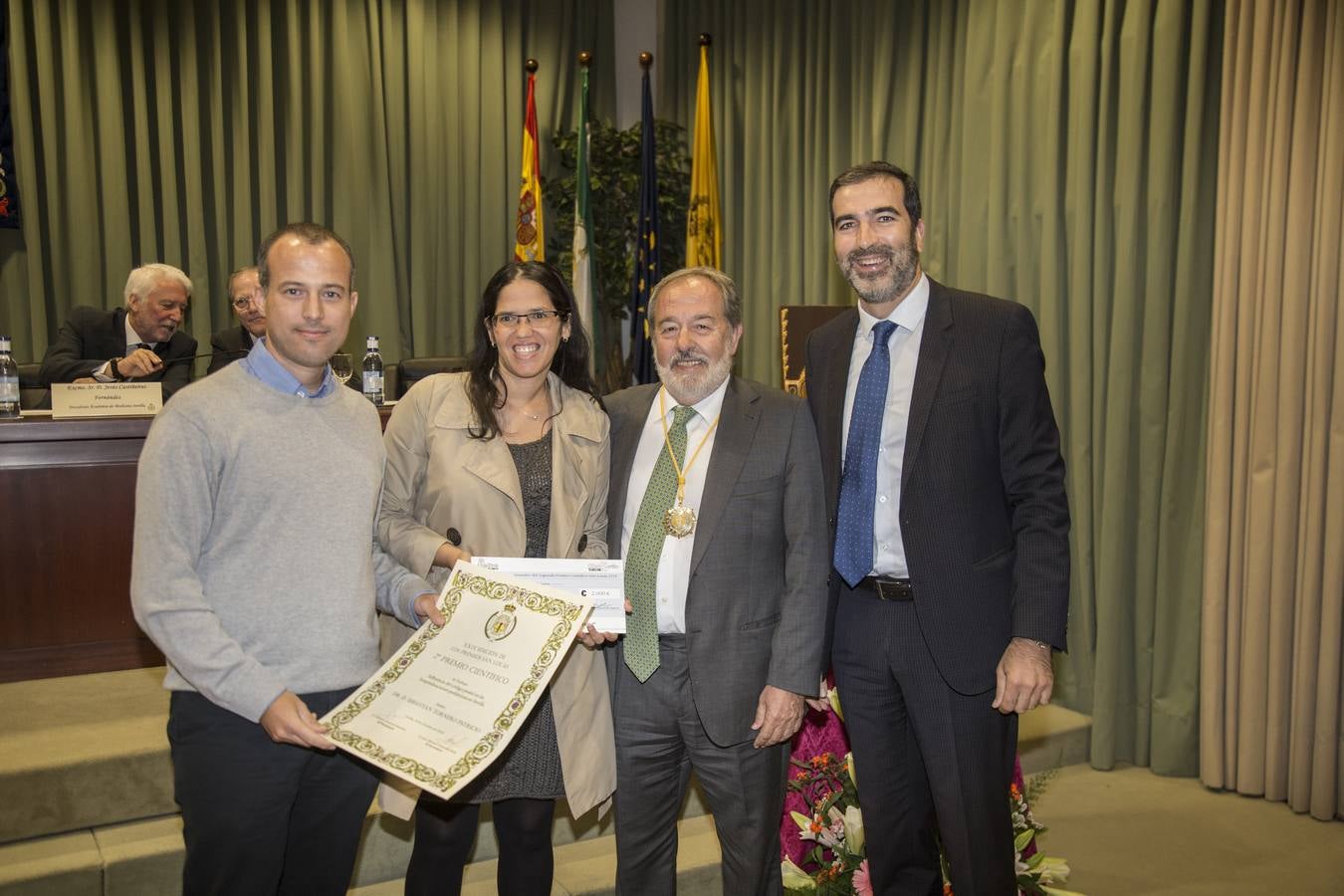 En imágenes, la conmemoración de San Lucas en el Colegio de Médicos de Sevilla