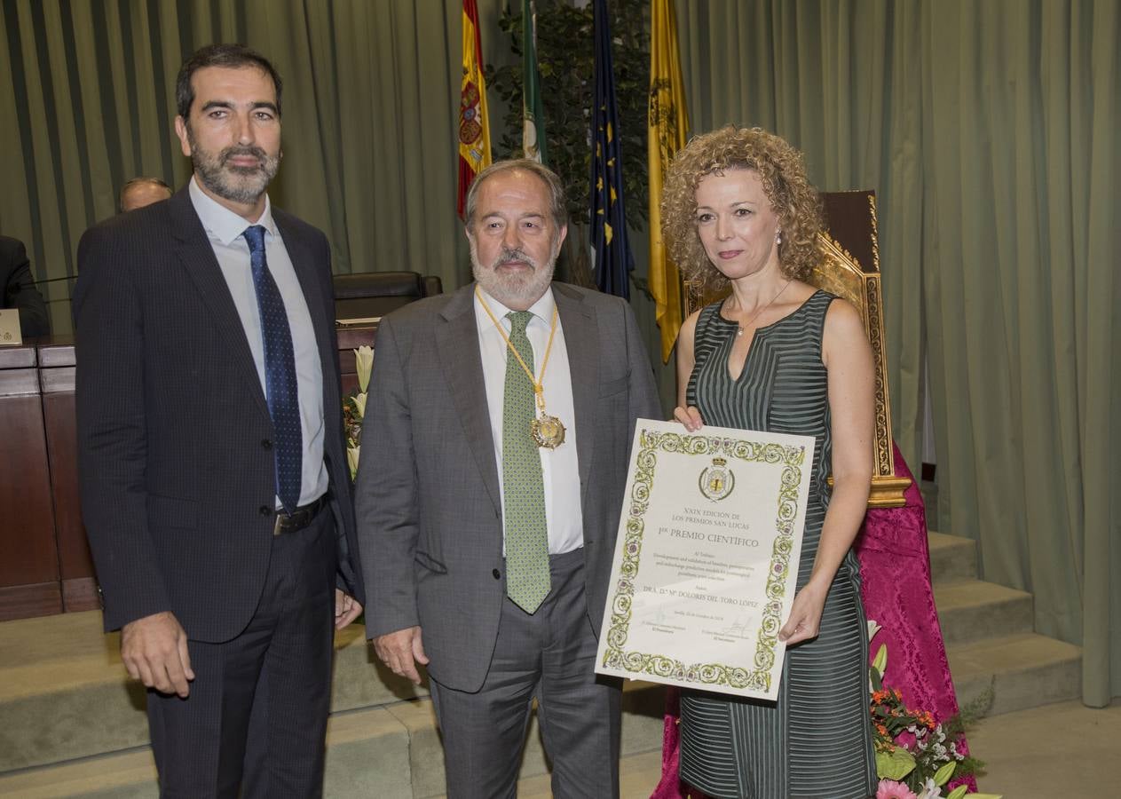 En imágenes, la conmemoración de San Lucas en el Colegio de Médicos de Sevilla