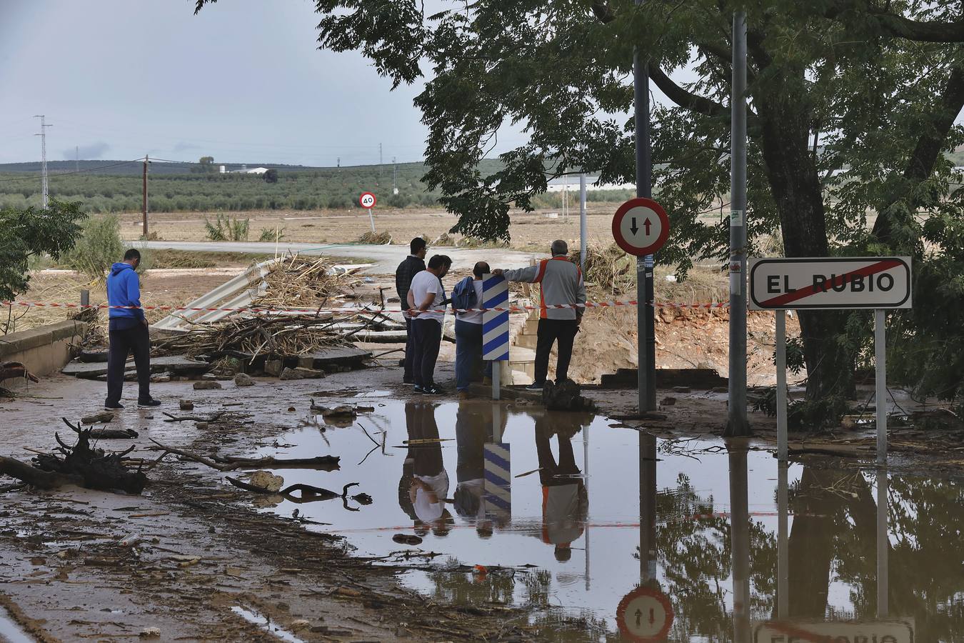 El Rubio vive sus peores horas tras las inundaciones