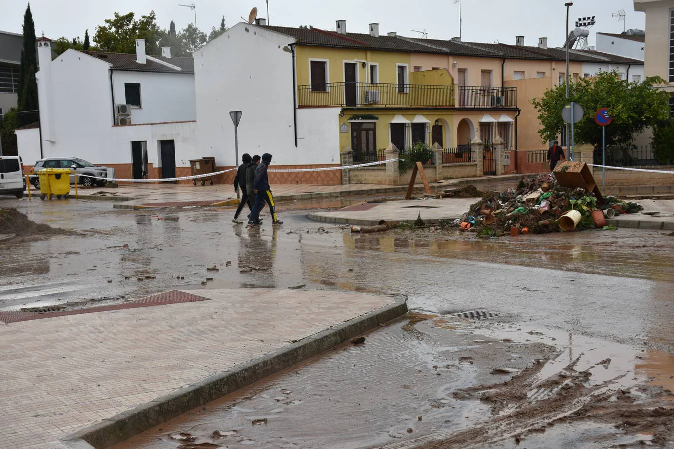 En imágenes, los estragos del temporal en el municipio malagueño de Campillos