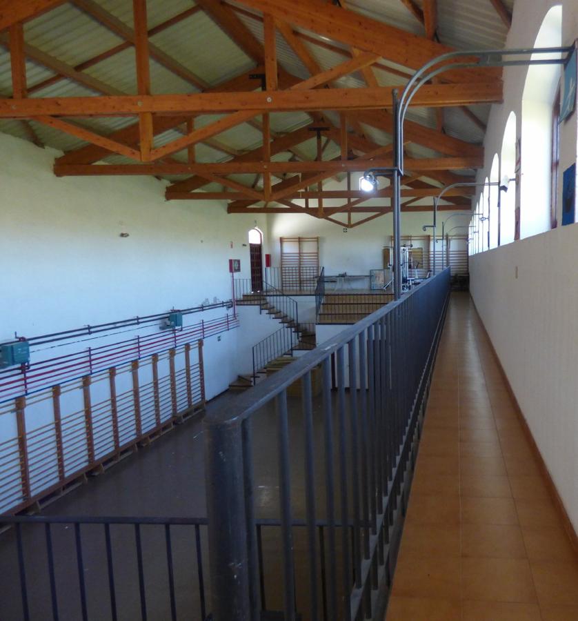 Espacio adecuado para las clases de Educación Física. Foto Rafael del Cerro. 