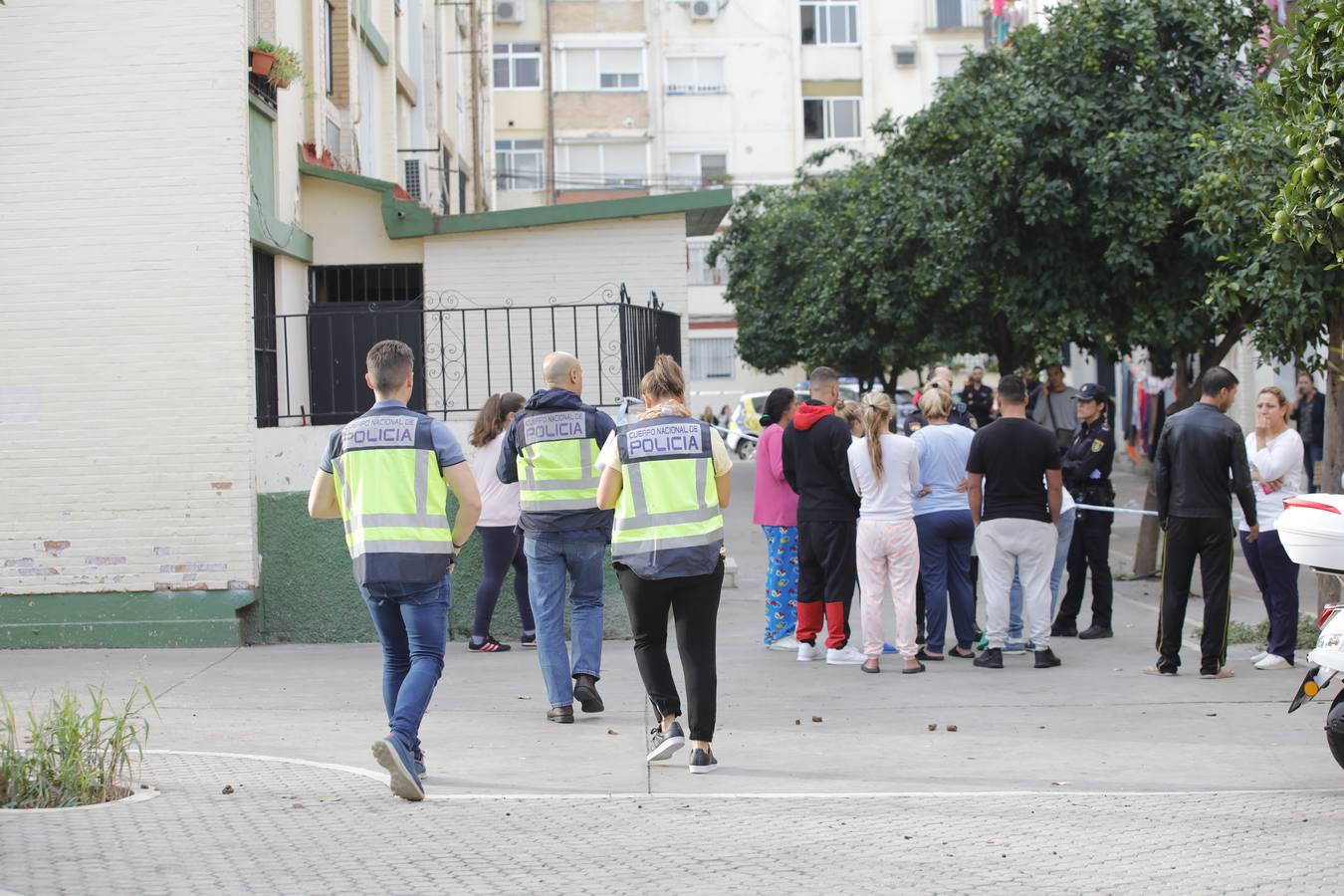 En imágenes, una mujer muere apuñalada en Los Pajaritos de Sevilla