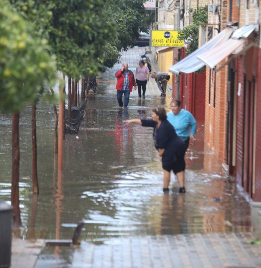 Los efectos de la tromba de agua de este sábado en Córdoba, en imágenes