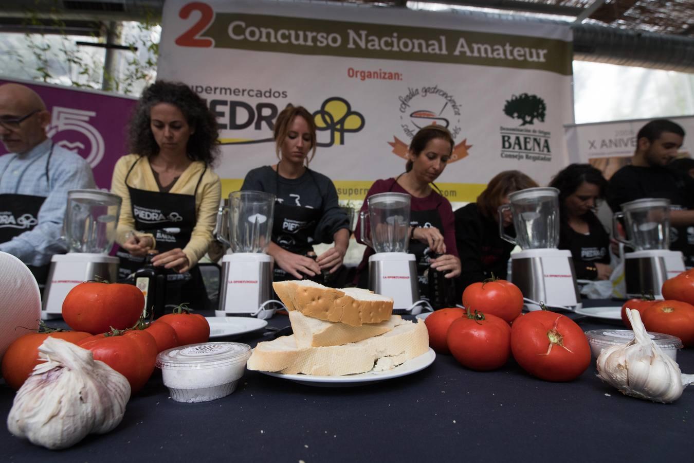 El II Concurso Nacional de Salmorejo Cordobés, en imágenes