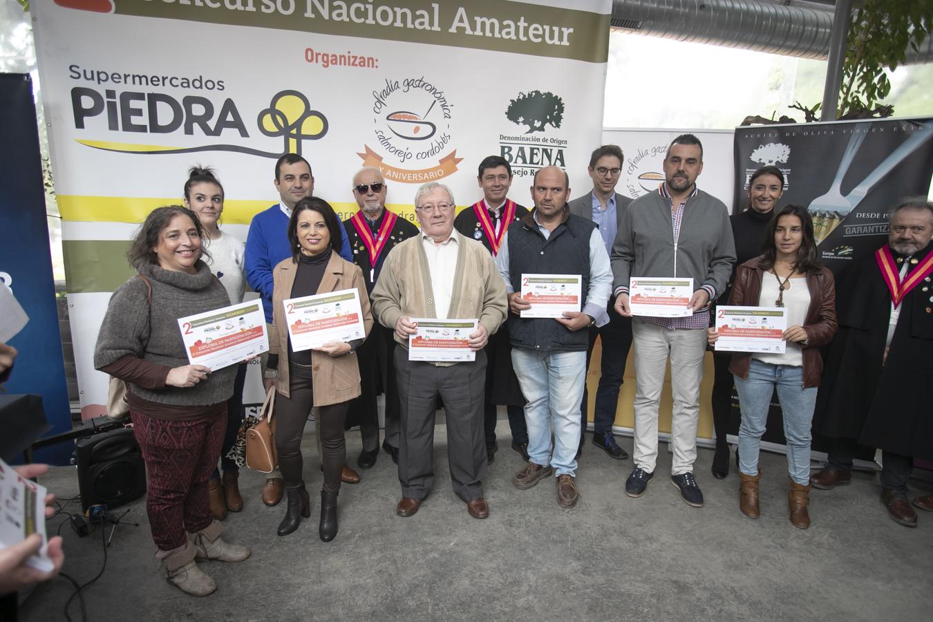 En imágenes, los premios del Concurso Nacional de Salmorejo