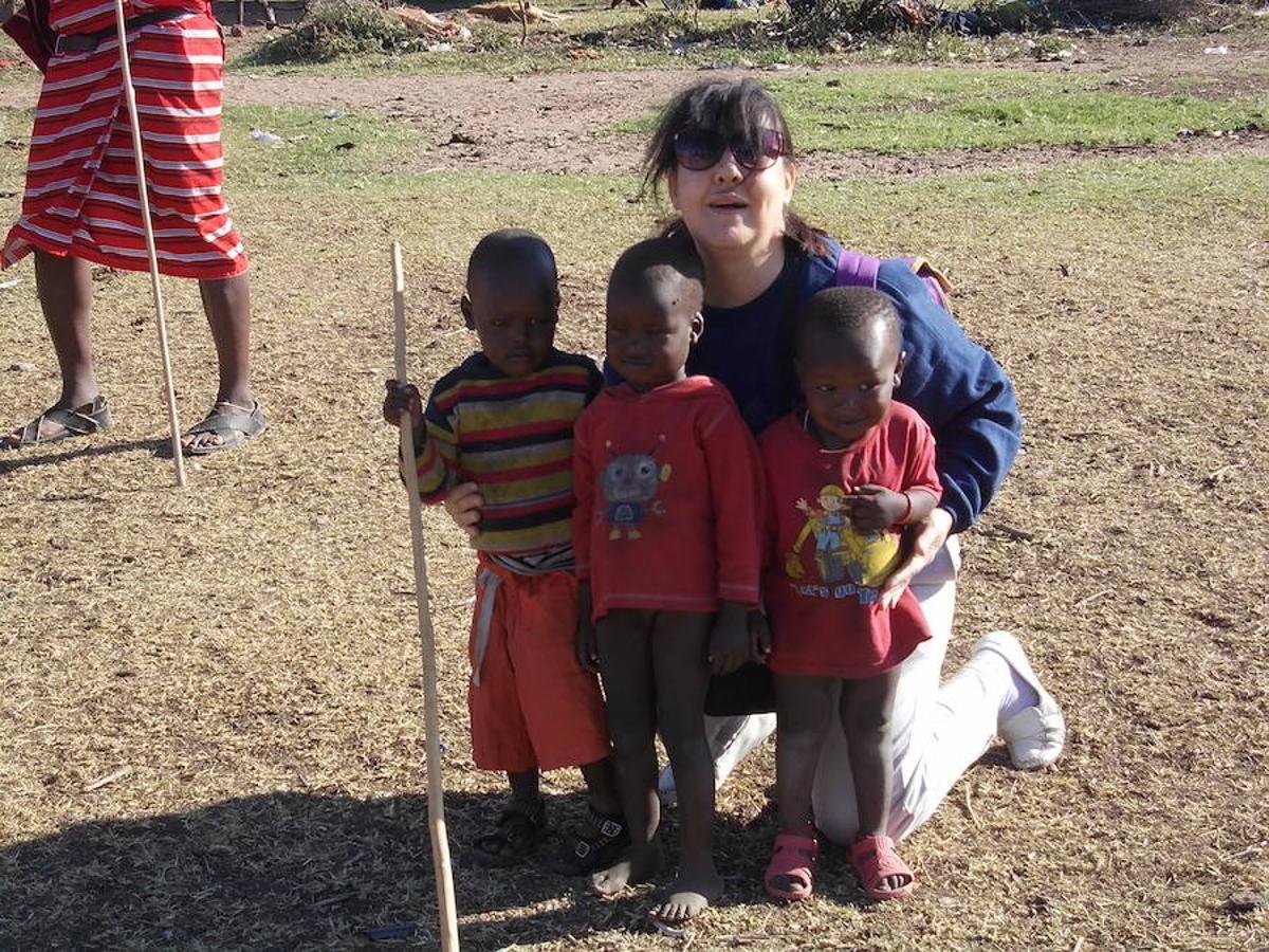 En un poblado Maasai, en Kenia. Fotografía de Arturo Ortega