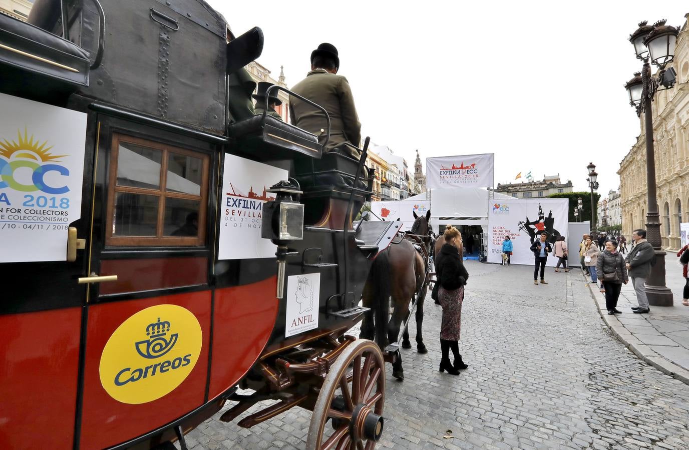 Sellos y objetos de coleccionismo en pleno Centro de Sevilla