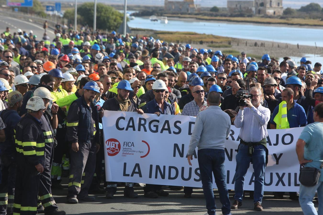 La industria auxiliar de Navantia Puerto Real reclama carga de trabajo para el astillero