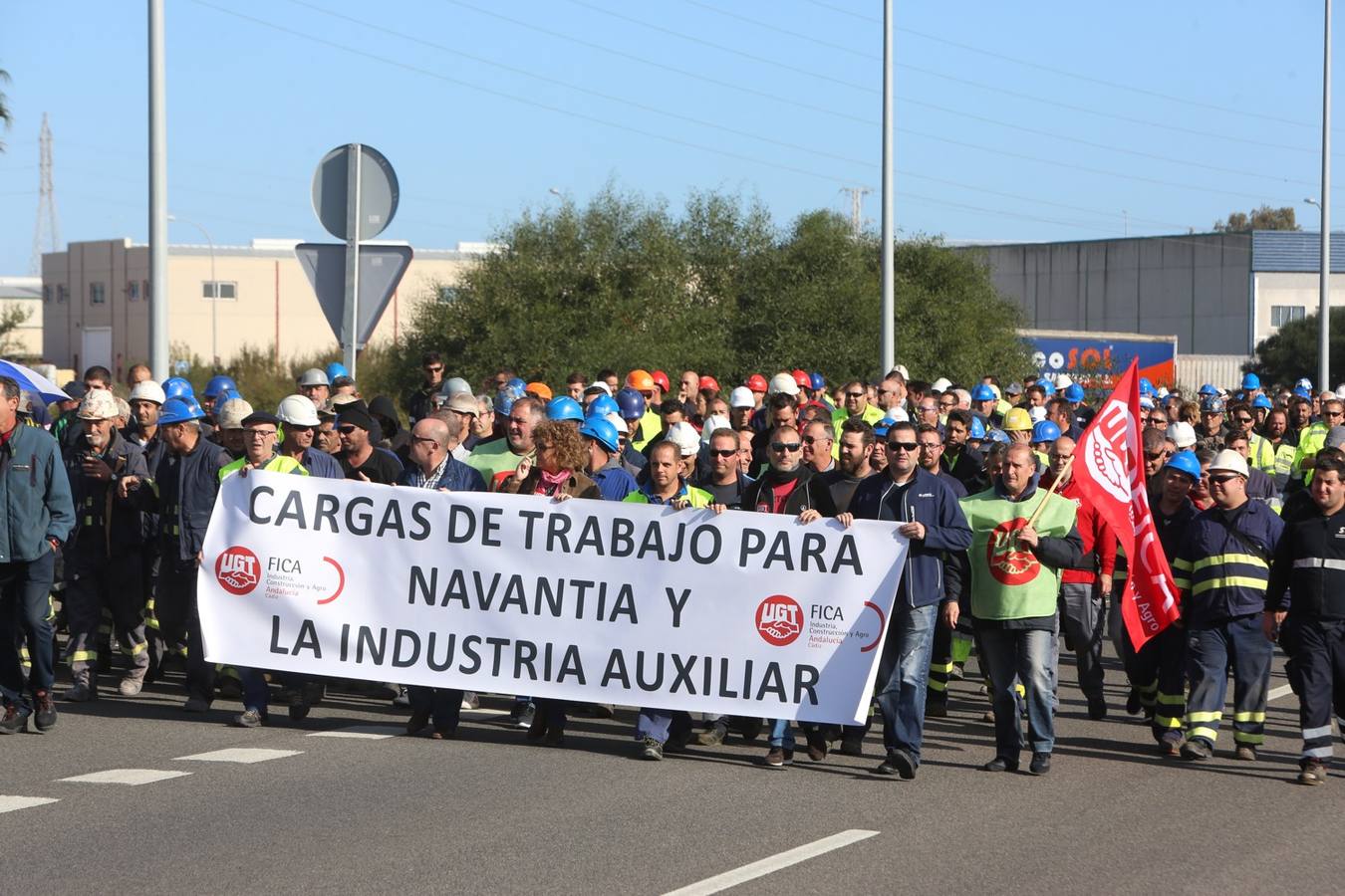 La industria auxiliar de Navantia Puerto Real reclama carga de trabajo para el astillero