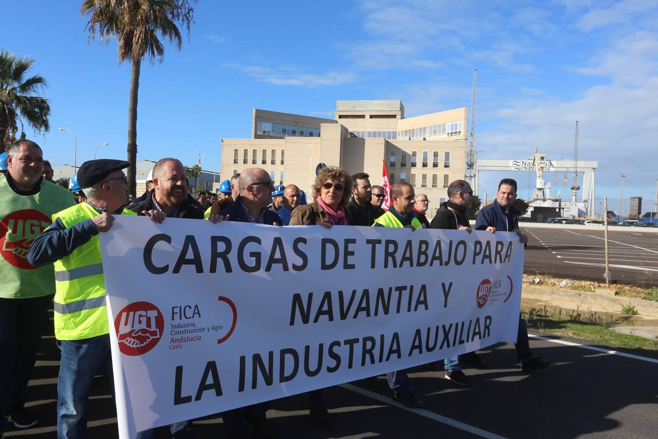 La industria auxiliar de Navantia Puerto Real reclama carga de trabajo para el astillero