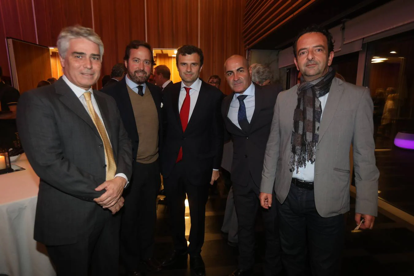 Vicente Sánchez, Luis Mora, Bruno García, José Carlos Teruel y Chano Ruiz. 