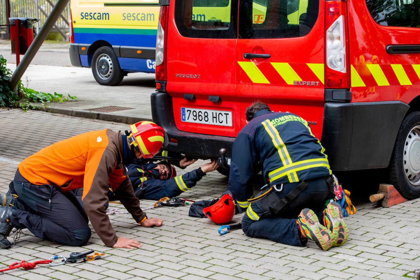 Jornadas de rescate en altura para bomberos