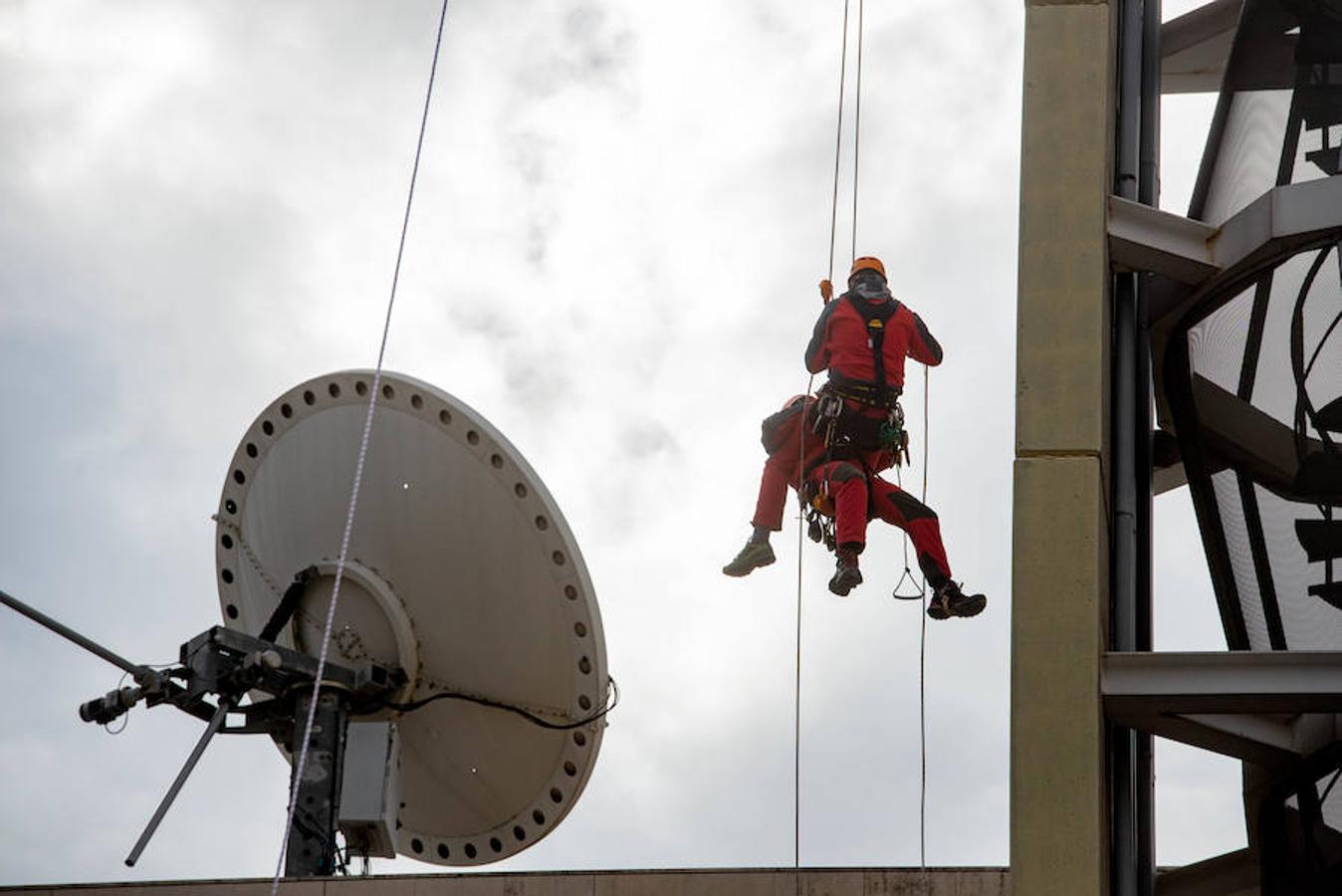 Jornadas de rescate en altura para bomberos