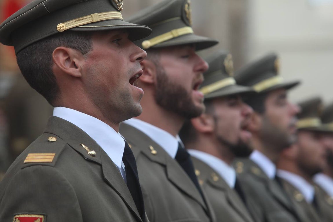 Jura de bandera civil en Cádiz