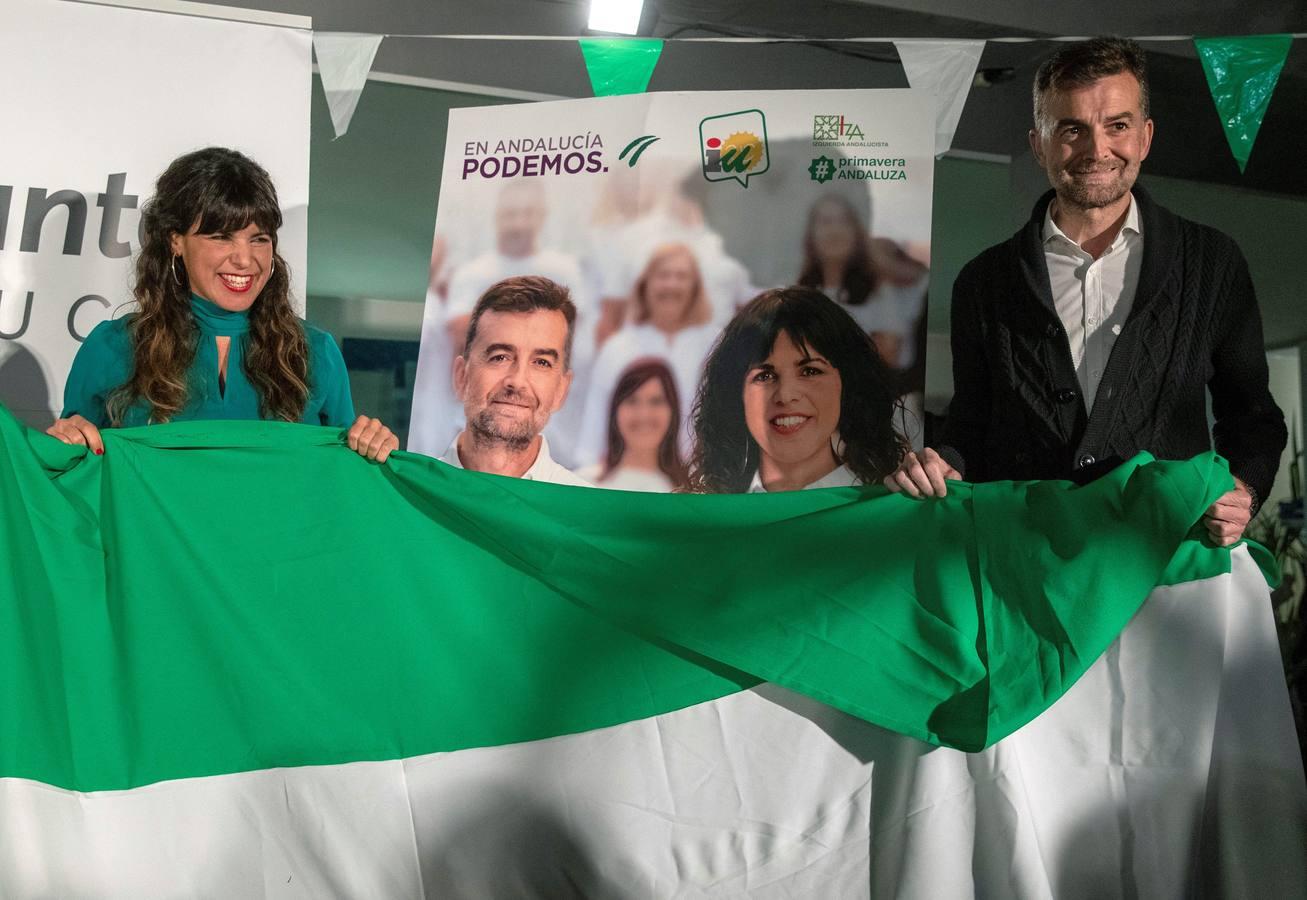 El arranque de la campaña electoral andaluza, en imágenes