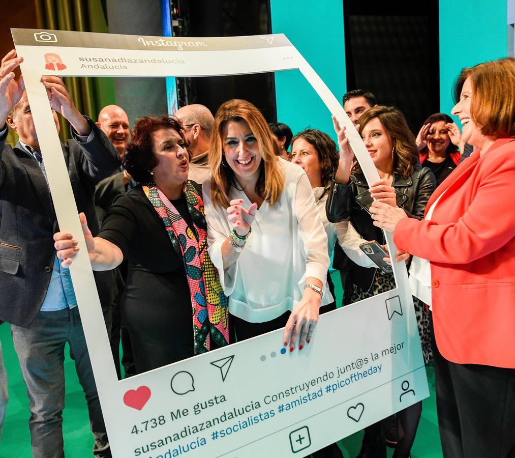 El arranque de la campaña electoral andaluza, en imágenes