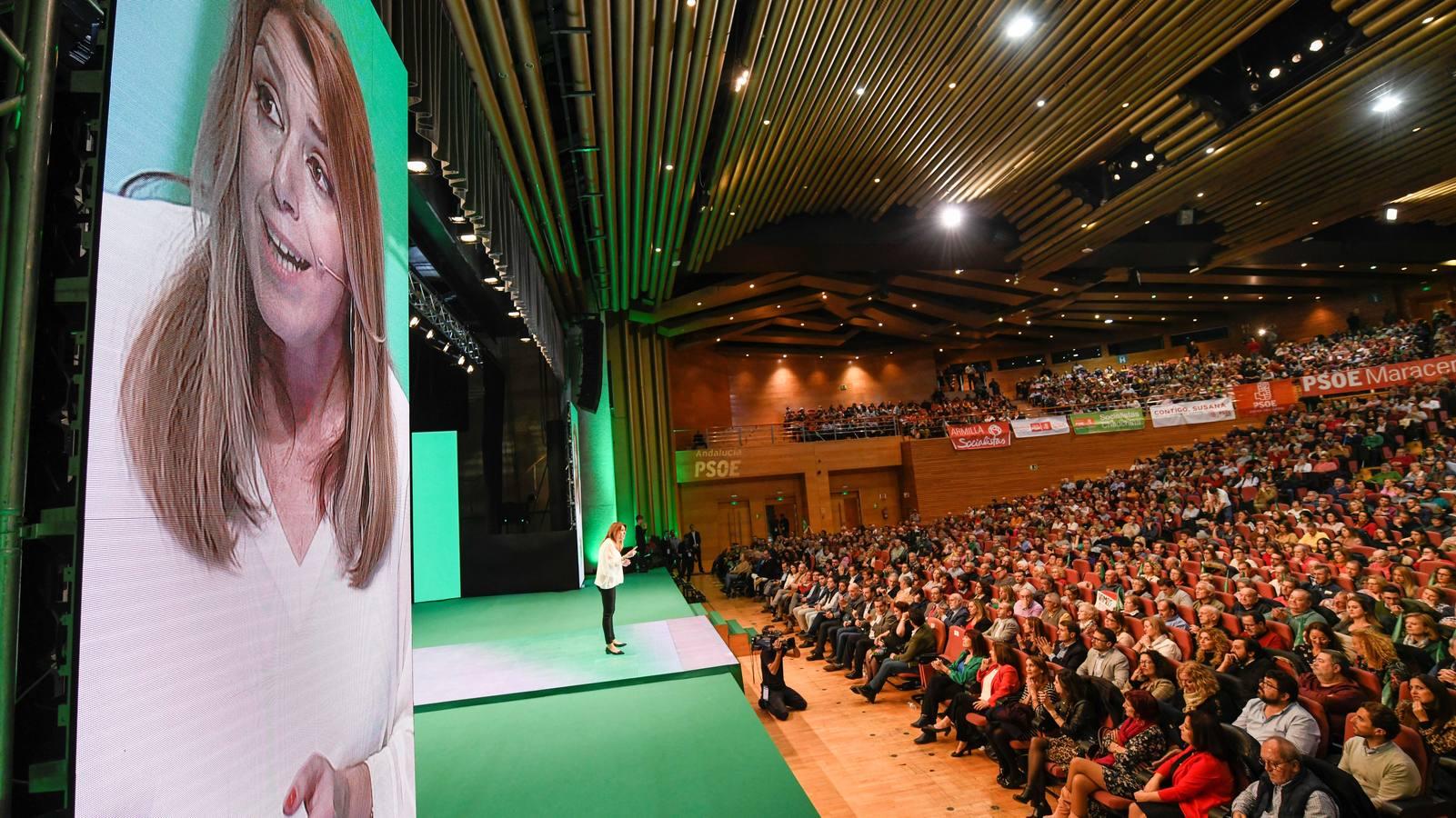 El arranque de la campaña electoral andaluza, en imágenes