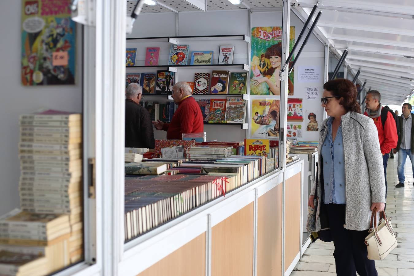 Jornada inaugural de la Feria del Libro Antiguo de Sevilla