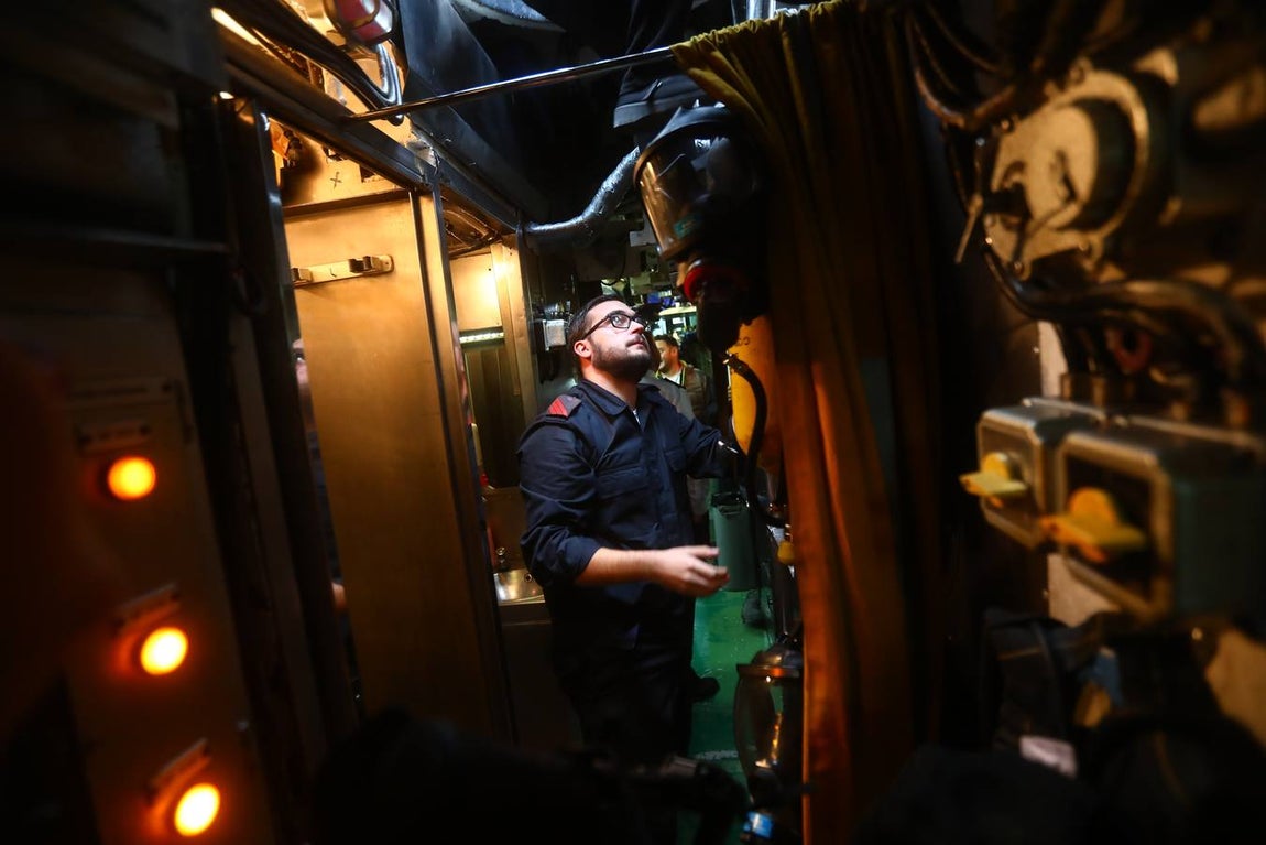 Dentro del submarino &#039;Mistral&#039; de la Armada Española