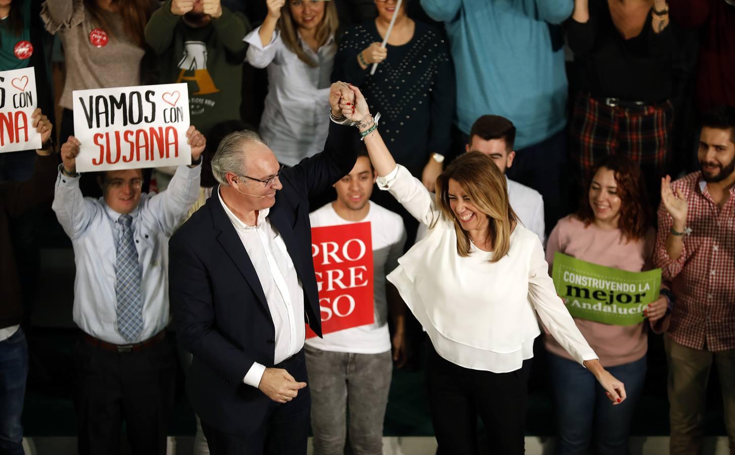 El acto de campaña de Susana Díaz en Córdoba, en imágenes