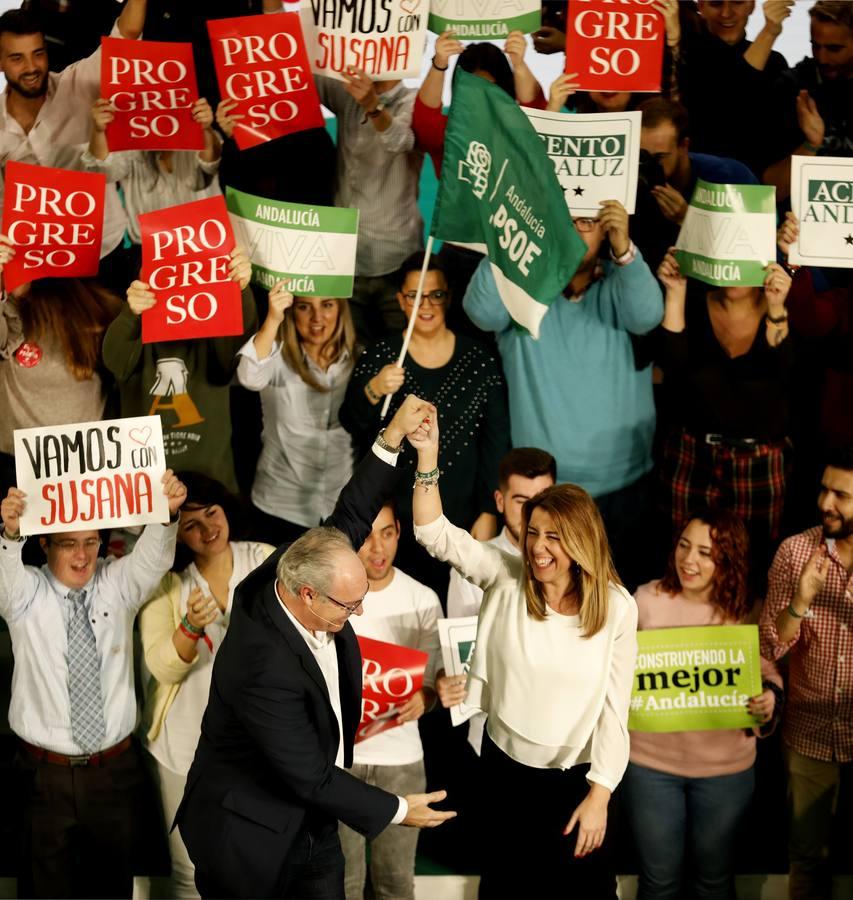 El acto de campaña de Susana Díaz en Córdoba, en imágenes