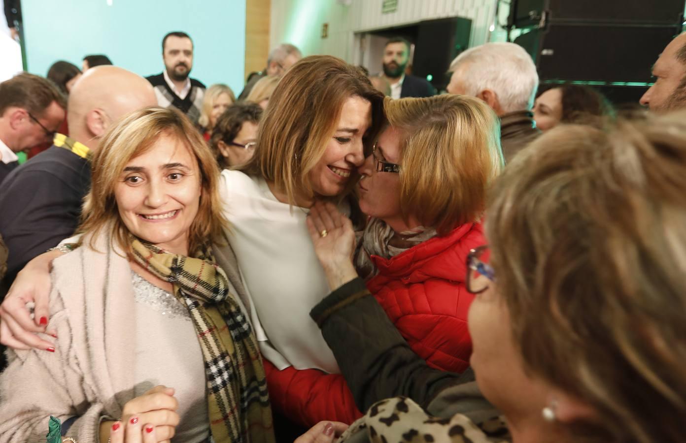 El acto de campaña de Susana Díaz en Córdoba, en imágenes