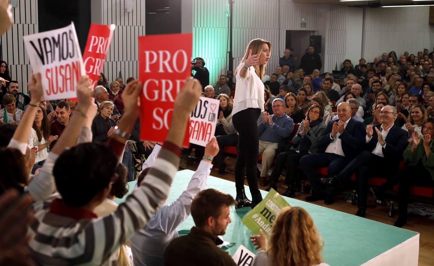 El acto de campaña de Susana Díaz en Córdoba, en imágenes