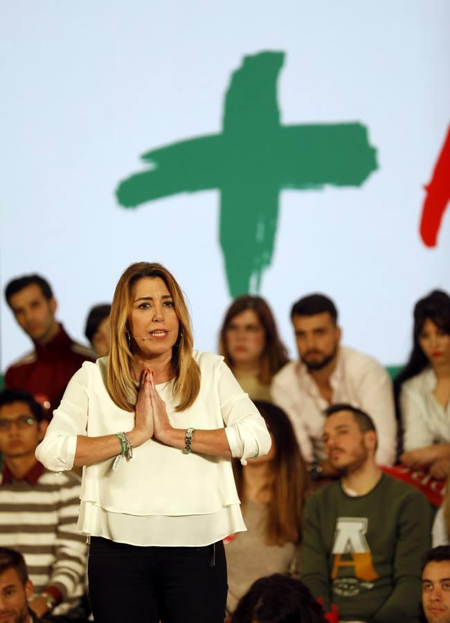 El acto de campaña de Susana Díaz en Córdoba, en imágenes