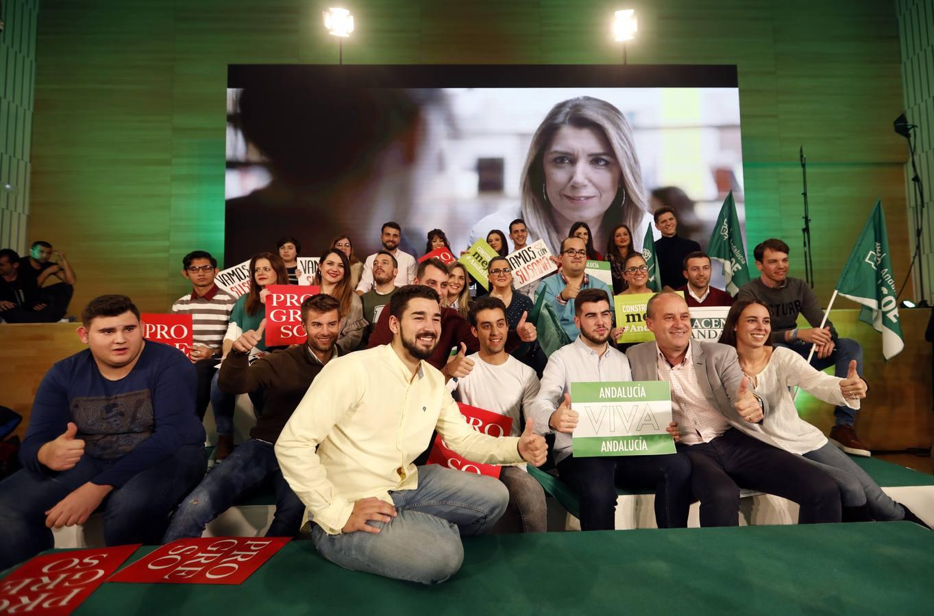 El acto de campaña de Susana Díaz en Córdoba, en imágenes