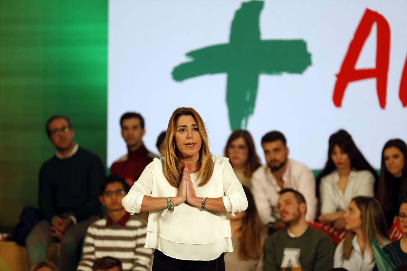 El acto de campaña de Susana Díaz en Córdoba, en imágenes