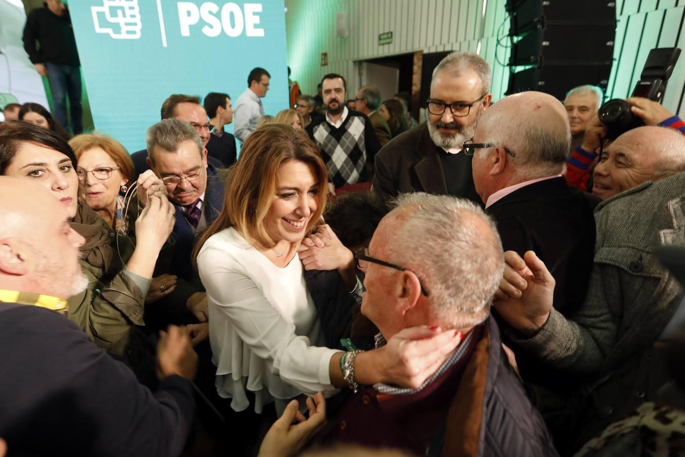 El acto de campaña de Susana Díaz en Córdoba, en imágenes