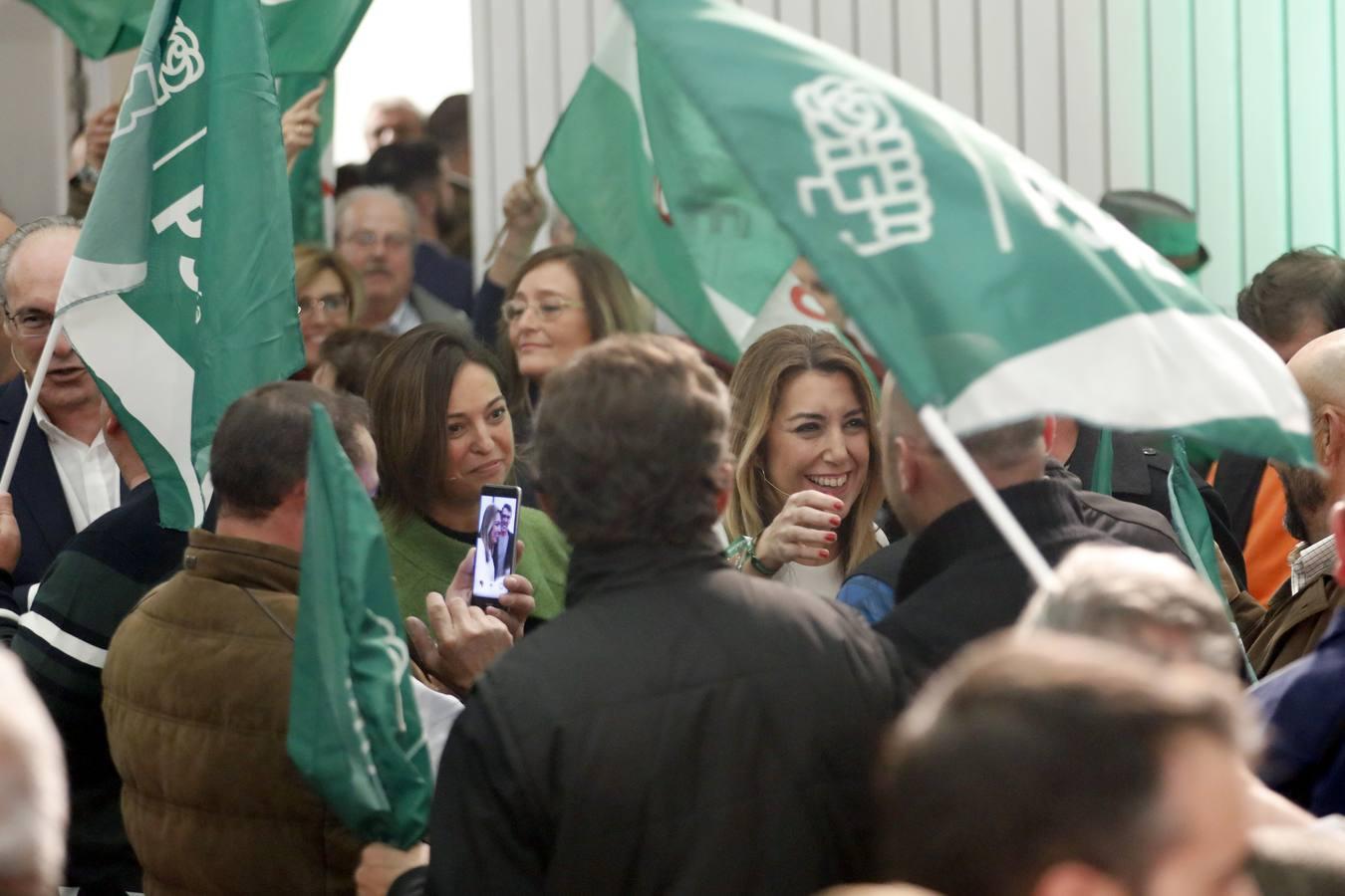 El acto de campaña de Susana Díaz en Córdoba, en imágenes