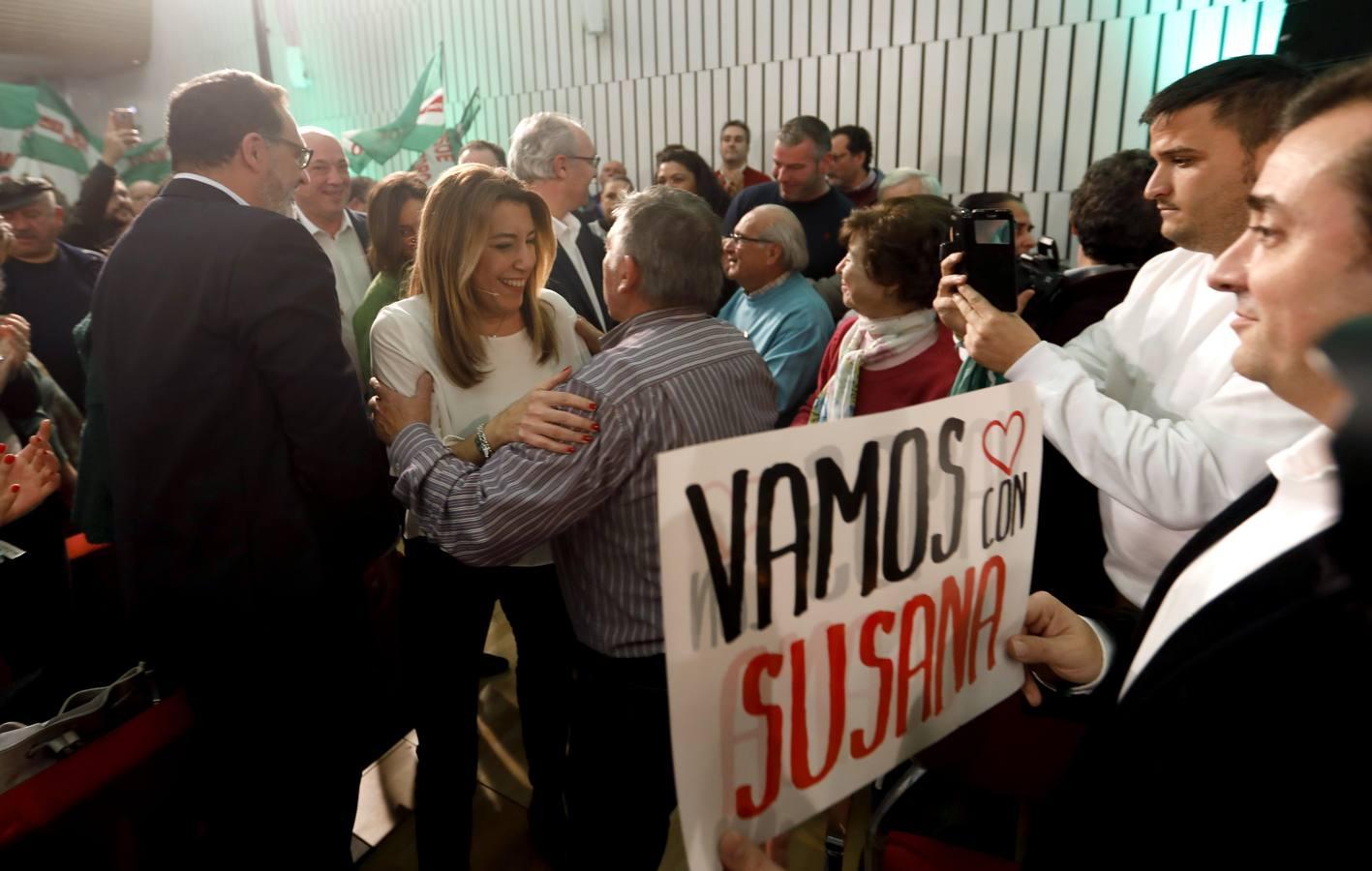 El acto de campaña de Susana Díaz en Córdoba, en imágenes