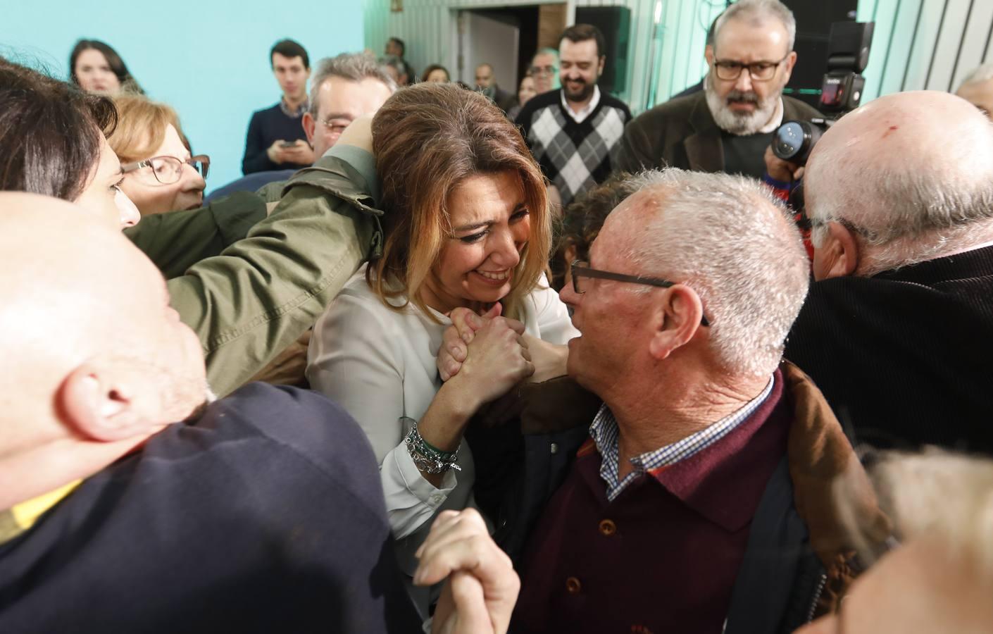 El acto de campaña de Susana Díaz en Córdoba, en imágenes