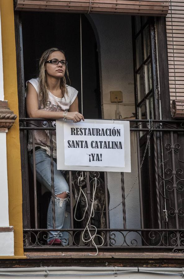 En imágenes, el vía crucis de Santa Catalina hasta su restauración