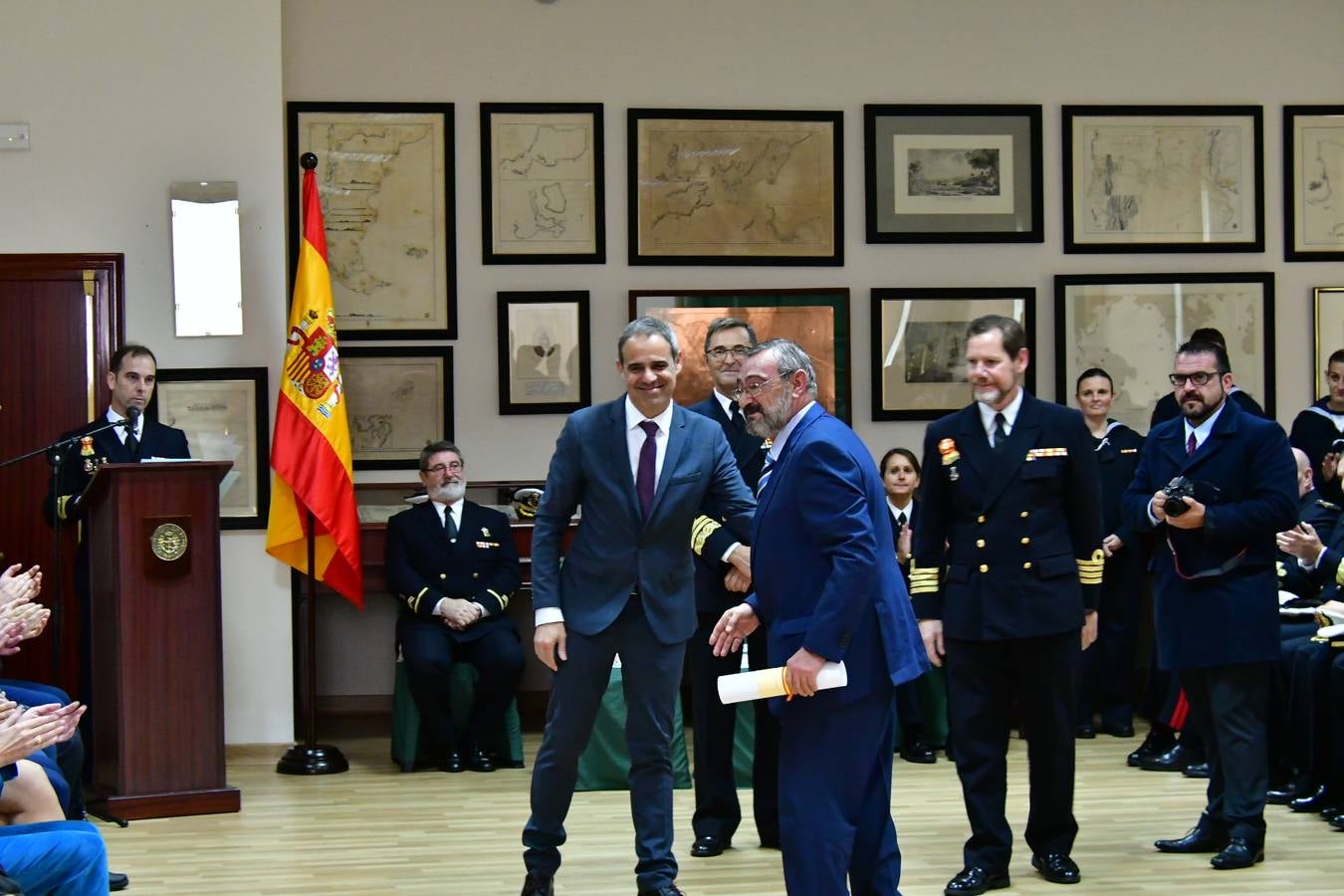 Acto de celebración del 75 aniversario del Instituto Hidrográfico