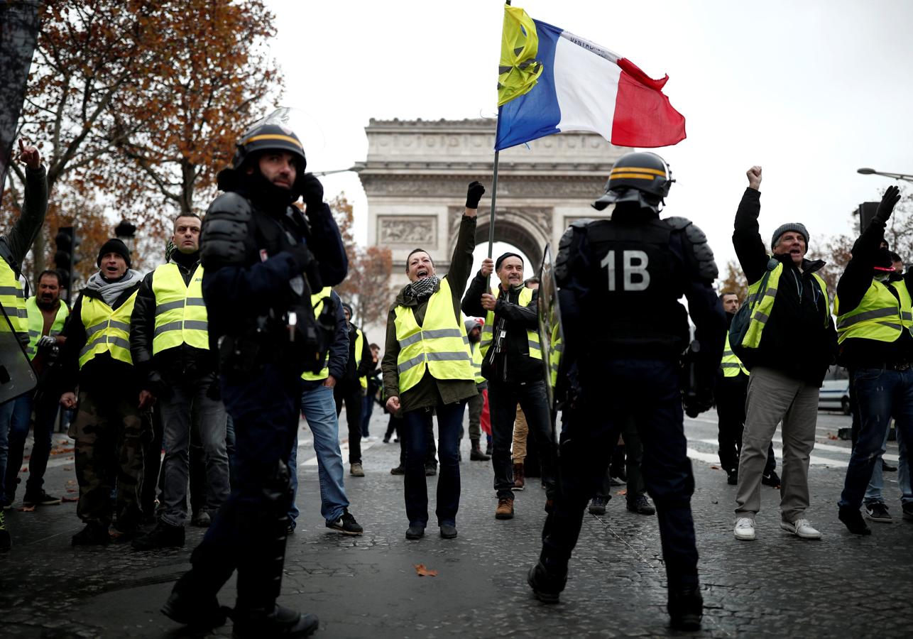 Los «chalecos amarillos» expresan el descontento en Francia