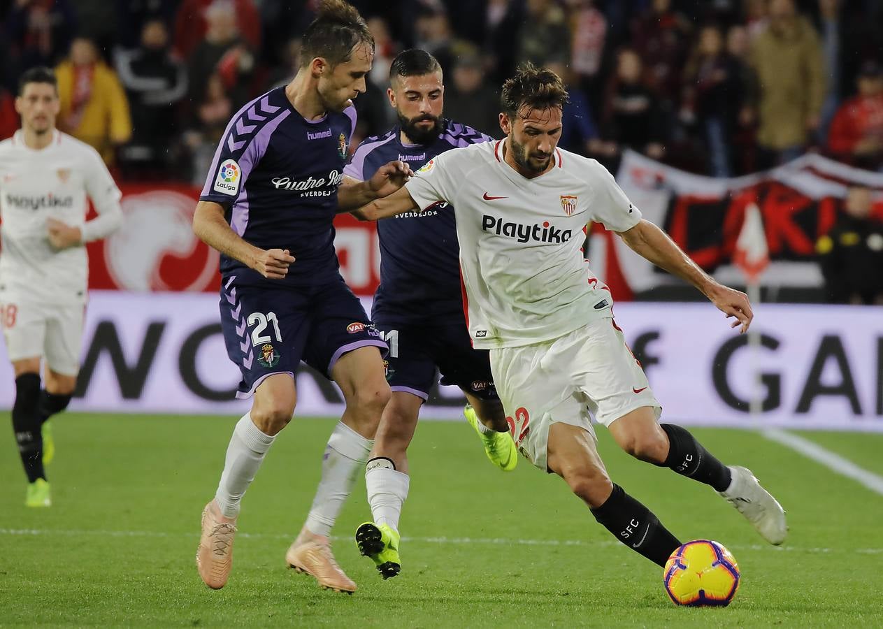 La victoria del Sevilla FC al Valladolid, en imágenes (1-0)