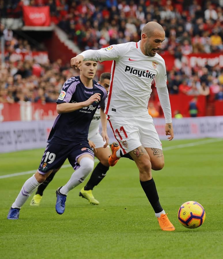 La victoria del Sevilla FC al Valladolid, en imágenes (1-0)