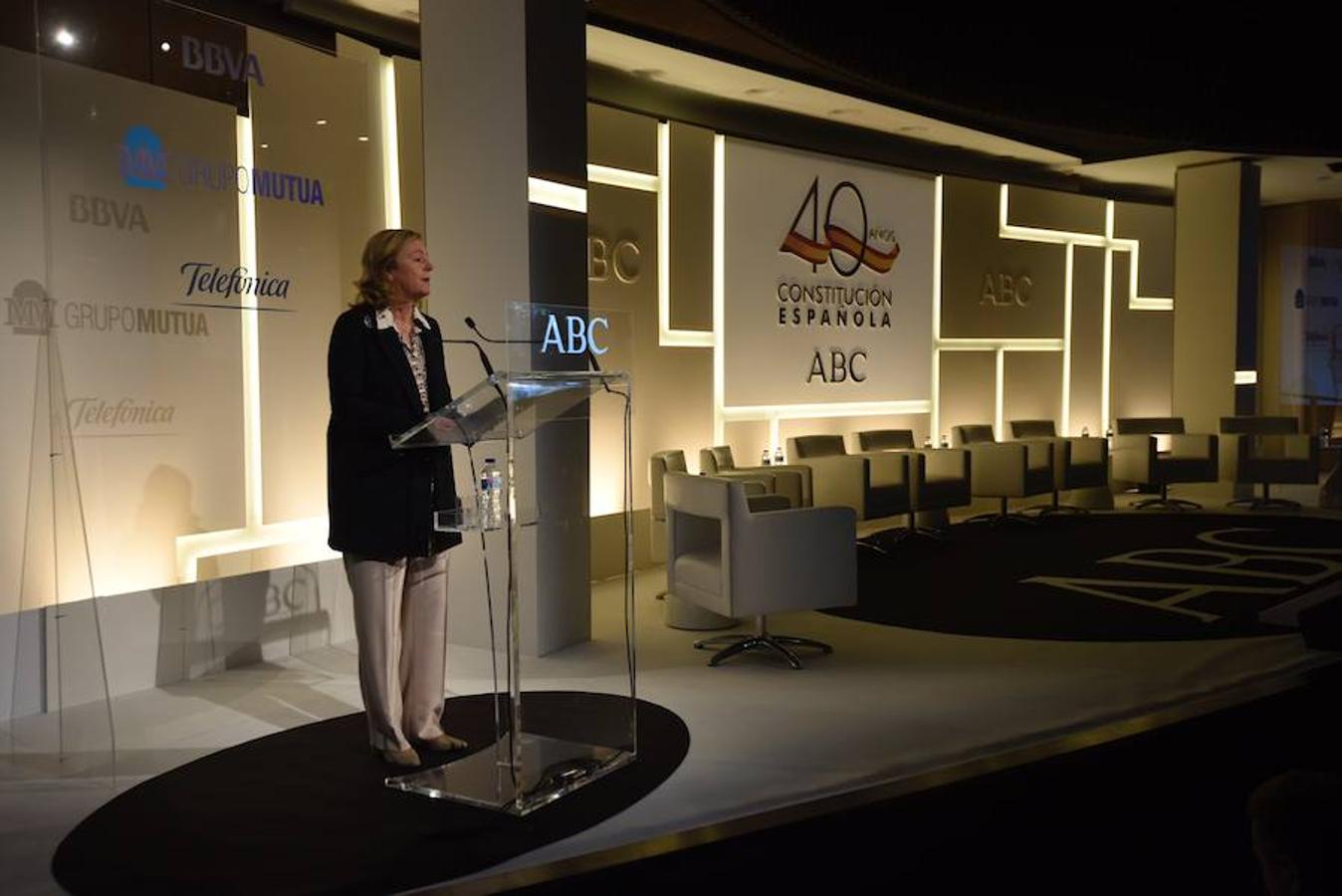 Catalina Luca de Tena, presidenta-editora de ABC, ha dado comienzo al acto. 