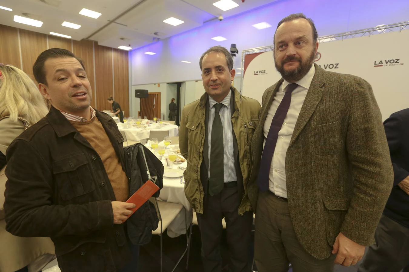 David Erguido, Antonio Saldaña y Bosco Torremocha. 