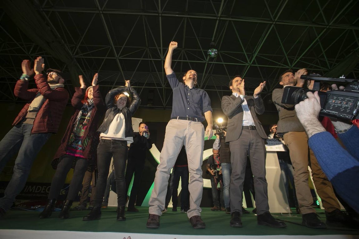 El multitudinario mitin de Adelante Andalucía en Córdoba, en imágenes