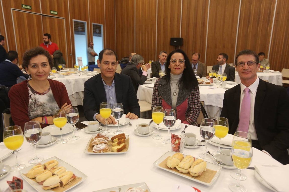 Carmen Romero, José Luis Trapero, Inmaculada Gómez y Antonio Villanueva. 