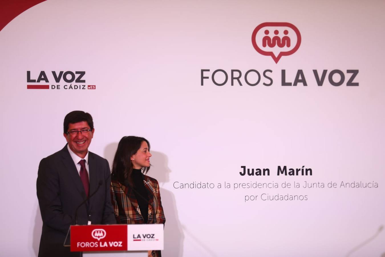 Foro LA VOZ DE CÁDIZ con Inés Arrimadas y Juan Marín