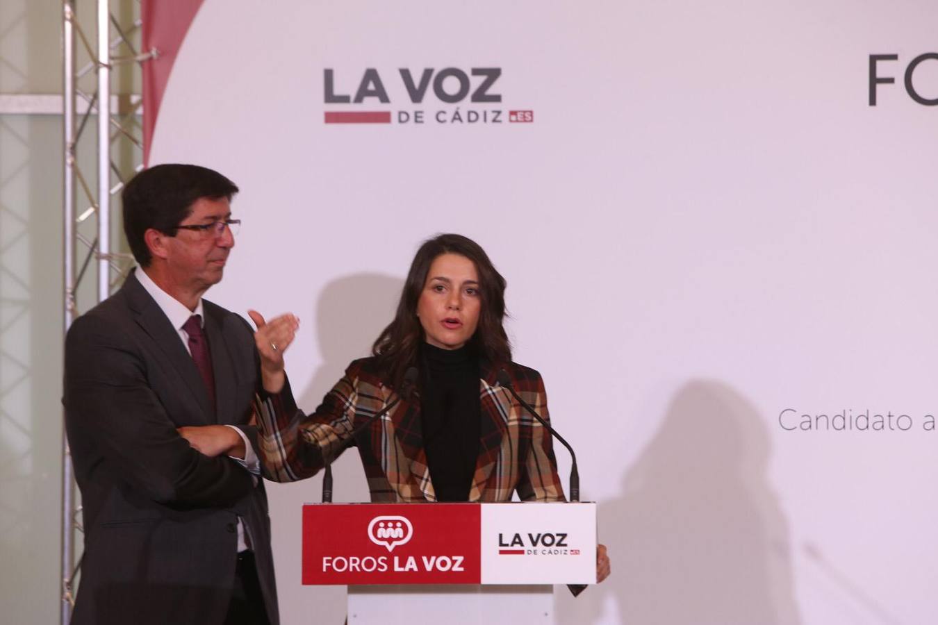 Foro LA VOZ DE CÁDIZ con Inés Arrimadas y Juan Marín