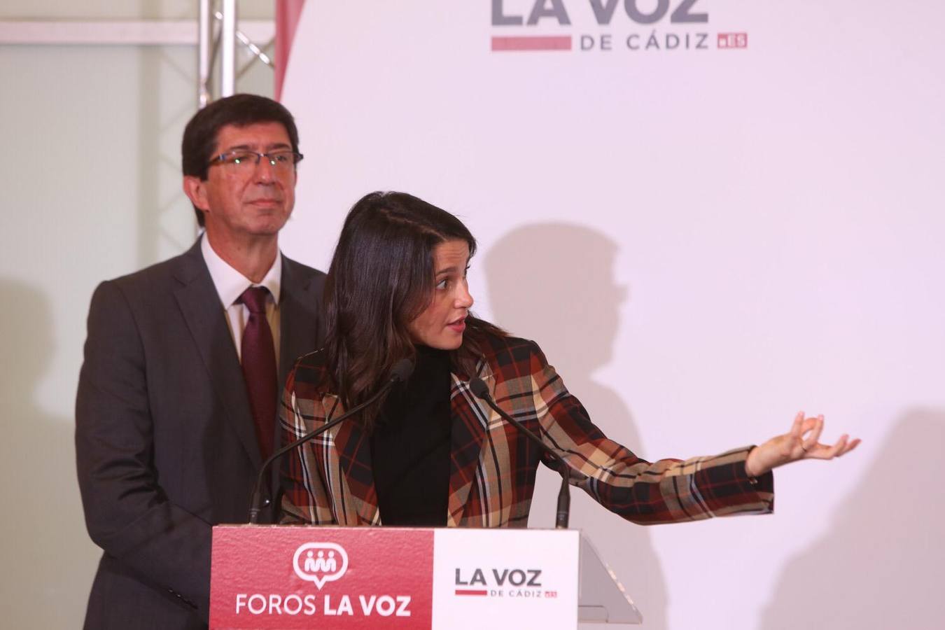 Foro LA VOZ DE CÁDIZ con Inés Arrimadas y Juan Marín