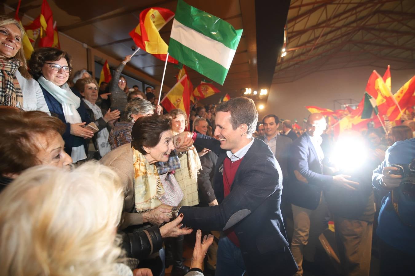 El mitin de Pablo Casado en Córdoba, en imágenes