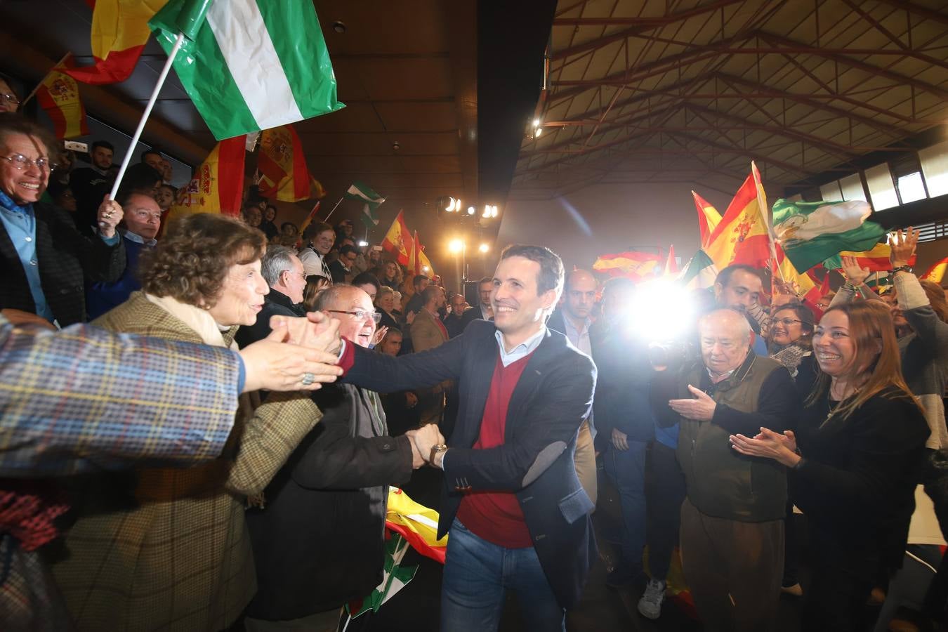 El mitin de Pablo Casado en Córdoba, en imágenes